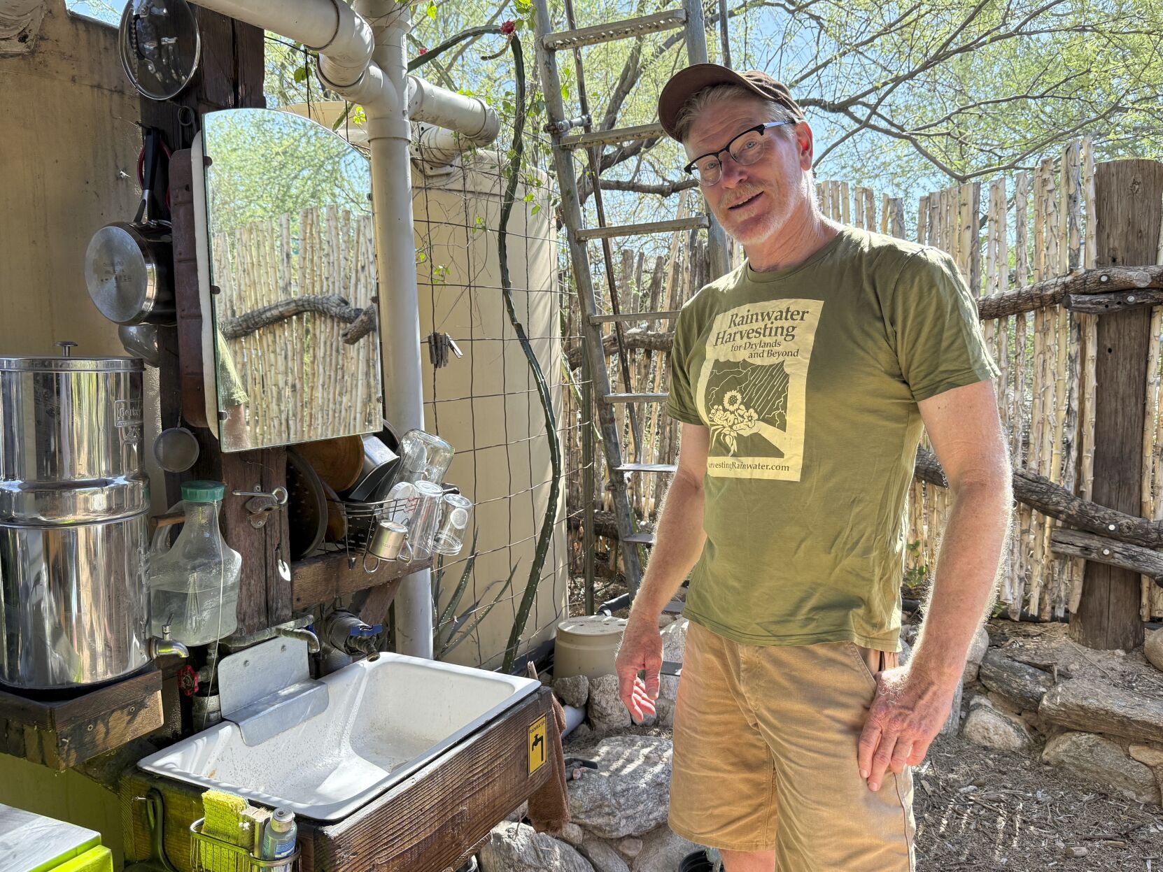 Rainwater harvesting grows to nourish thirsty gardens in Tucson, beyond